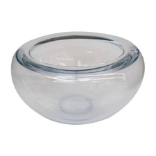 10" PER LUTKEN Holmegaard Danish Modern Art Glass Float Bowl Royal Copenhagen