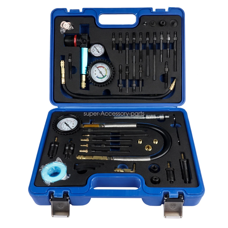 OE QUALITÄT Tester di compressione tester perdita di pressione per motori benzina e diesel auto camion 1524