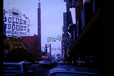 Vintage 1968 Las Vegas Golden Nugget Hufeisen Casino 35 mm Dia #70