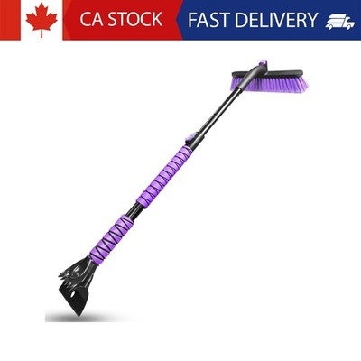 HEEYA 44 Inch Snow Brush for SUV, Ice Scraper for Car Windshield Window, Extenda