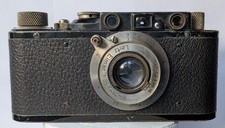 RARE 1932 LEICA II (Model D) Black Paint & Nickel - Elmar 5cm - Serial 80217
