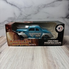 Ertl American Pastime 1940 Ford Modified Coupe Marlins 98 Die Cast Coin Bank VTG