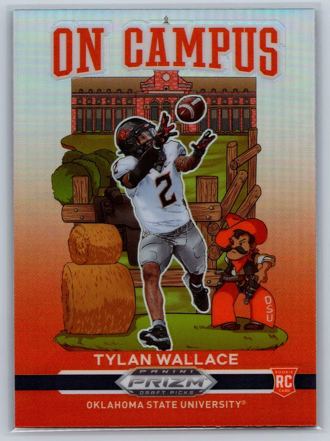 Tylan Wallace Panini Prizm Draft Picks on Campus #OCTW Base