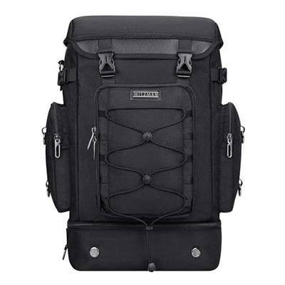 Travel Backpack for Men Women Carry on Bags for Airline Approved New Black