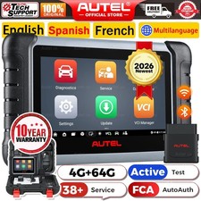 2026 Autel MaxiCOM MK808BT PRO+ Full Diagnostic Scanner Bidirectional Tool FCA