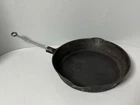 Rare- Wagner Ware Cast Iron 8B Wooden Handle Skillet -For Restoration- No Handle