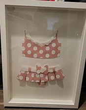 Ethan Allen Disney Framed Artwork (Pretty In Polka Dot) COA  26" x 20"