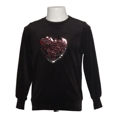 Little Kids, Sweatshirt, Größe: 122, Schwarz, Elasthan/Polyester, Mädchen #YMj