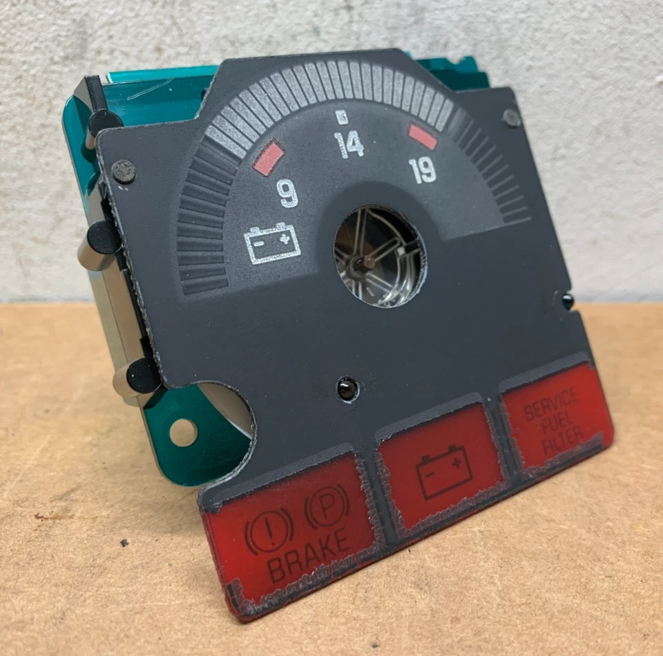 Cuadro de instrumentos medidor de voltímetro Chevy GMC C1500 1988-1991 camioneta Silverado Foto 4 de 4