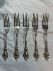 Lunt ELOQUENCE Sterling Silver Place Fork 7 3/8" - NO MONOGRAM - Great