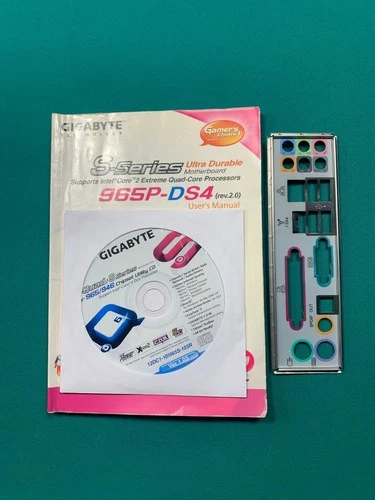 Gigabyte GA-965P-DS4-Manual-Support Disc-I/O Shield