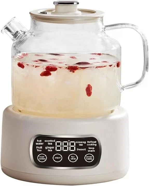 1200ml Health Pot Multifunctional Glass Flower Teapot Auto Keep Warm Kettle 600W
Opens in a new wind