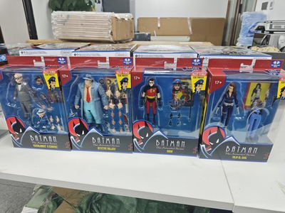 #ad NEW McFarlane Batman TAS 6quot; Action Figures Robin Talia al Ghul Penguin Bullock $199.99