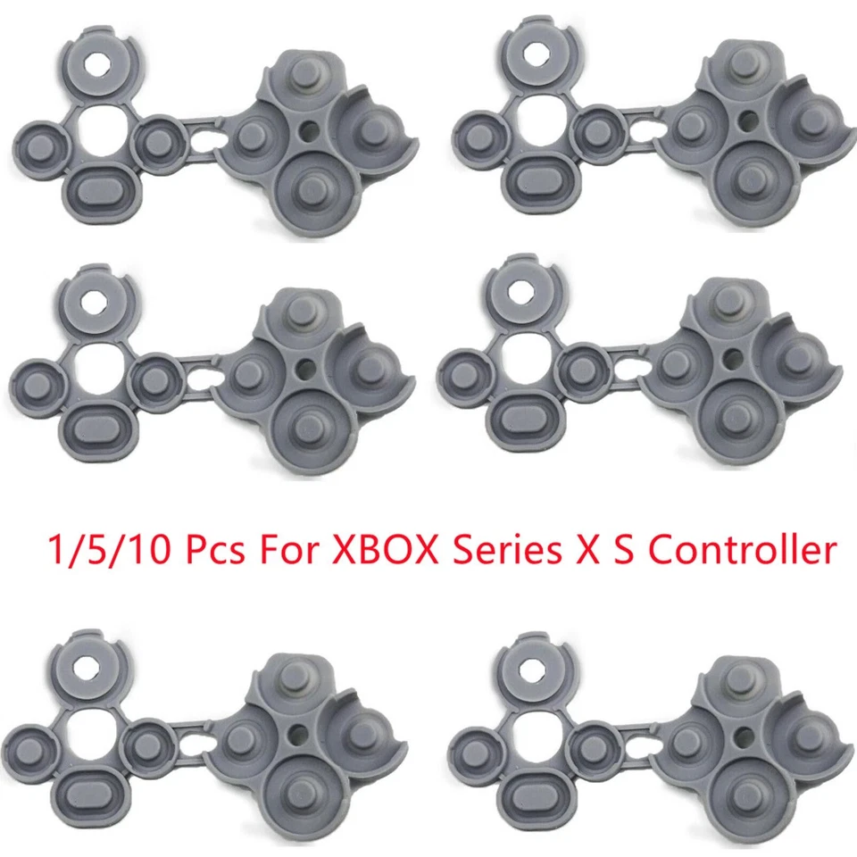 1/5/10Pcs Silicone Controller Conductive Contact Pads Button For XBox Series X S - Image 2 of 4