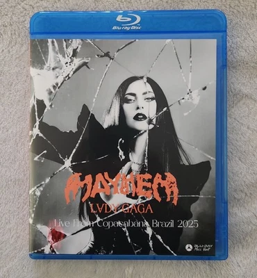 LADY GAGA Live From Copacabana 2025 + Mayhem Videos + Extras (BLU-RAY) - Image 1 of 4