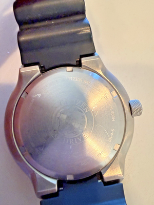 Very Rare Citizen Eco-Drive Orca Titanium Diver's 200M E168