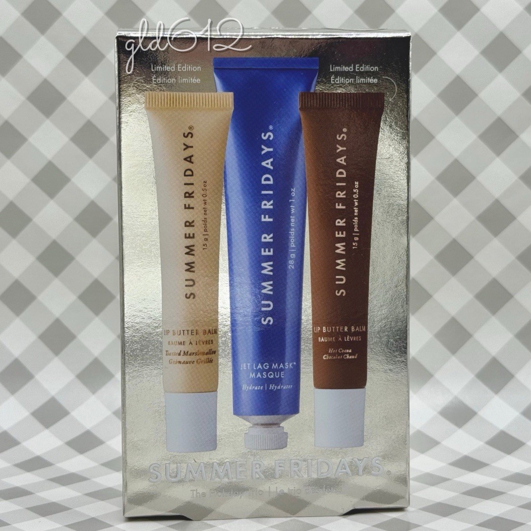 Summer Fridays The Holiday Trio • Marshmallow Hot Cocoa Jet Lag ••BNIB••🎁