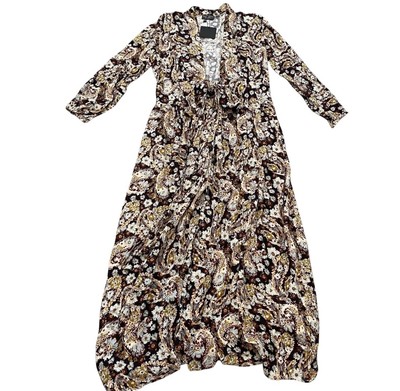 Dress Forum Floral Maxi Kimono Kaftan Size Small NEW