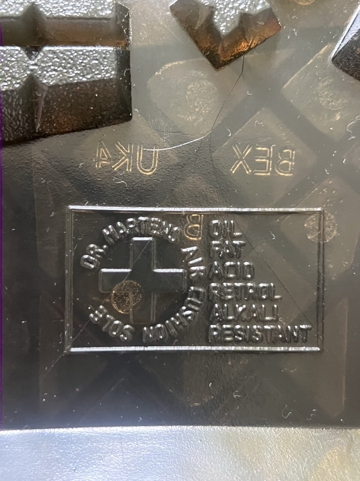 SAOLA Stivali da combattimento Dr. Martin bianchi unisex in pelle con suola robusta e design stringato