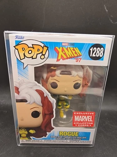 Funko Pop! X-Men '97 Rogue 1288 Marvel Collector Corps Exclusive W/Protector