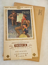 1960 BOY SCOUT CALENDAR 50th ANNIVERSARY 1910...
