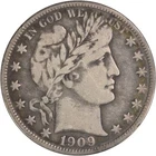 1909-O Barber Silver Half Dollar VF Uncertified #123