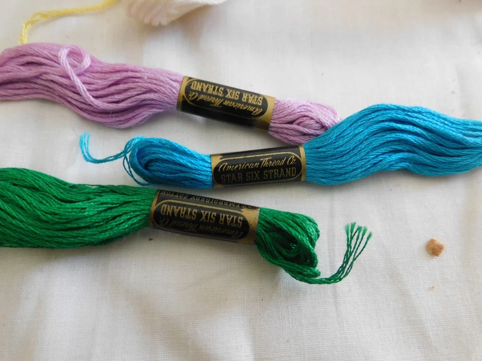 Vintage--American Thread--STAR--Embroidery Floss--33 Skeins--Assorted Colors - Image 2 of 2