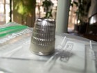 THIMBLES 2, sz 10 17mm heavy duty metal-second is gold color metal sz 7, VINTAGE — photo 3