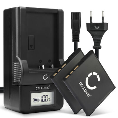 2x Akku für Sony Cyber-shot DSC-WX5 Cyber-shot DSC-W730 580mAh + Ladegerät