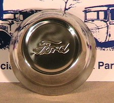1928-1929 Model A Ford Hub Cap Polished Stainless Steel Fits 21 Wheel