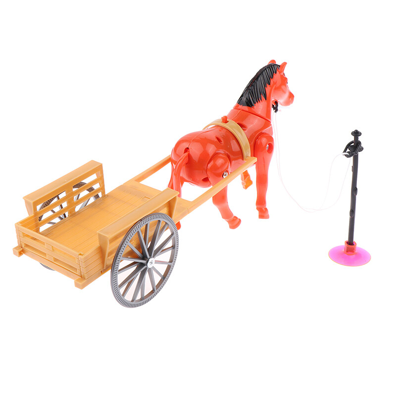 Electronic Pony Pet Pulling Carriage Around Running Walking Electric