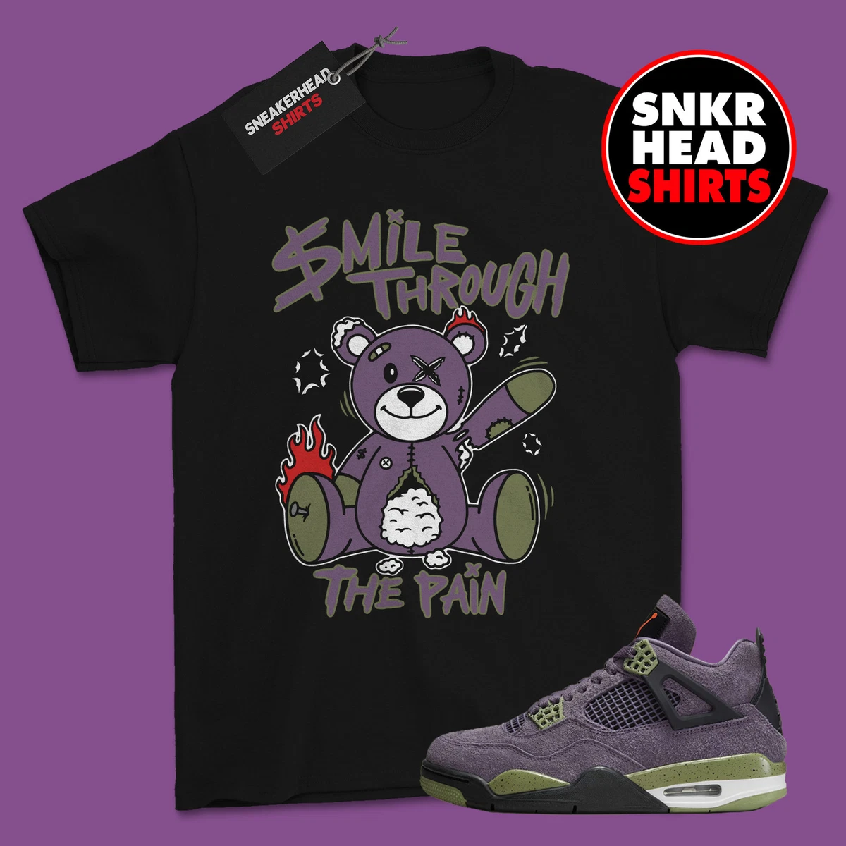 canyon purple 4s shirt