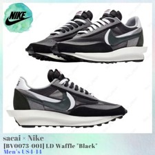 sacai × Nike LD Waffle Black BV0073-001 Men's US4-14 NEW
