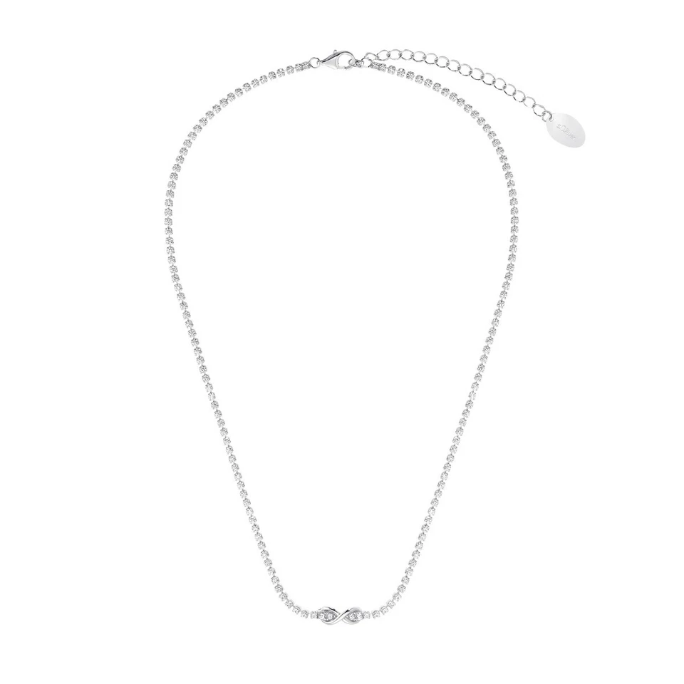 Collar mujer S.Oliver Jewel plata circonita infinito 2034963 Foto 2 de 3