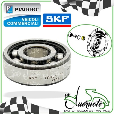 COPPIA ASTUCCIO A RULLI PERNO FORCELLA ANTERIORE PIAGGIO VESPA PK 50 XL - Foto 8