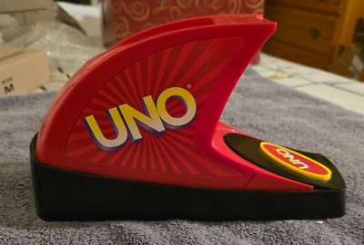 UNO Attack! 2005 Card Game Electronic Shooter / Launcher Card Deck VG+