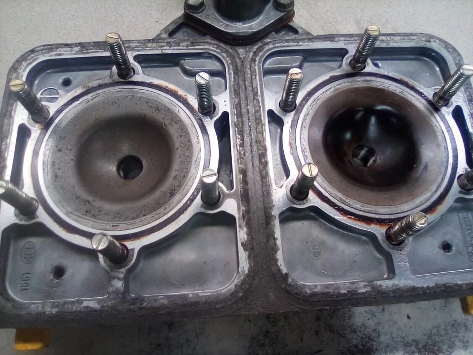 1999 Ski-Doo Formula 500 Dlx двигатель головка блока цилиндров верхняя водяная куртка купола деталь Z - Изображение 3 из 4