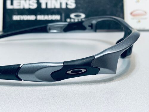 Oakley Flak Jacket 1.0 XLJ Dark Grey mit Gunmetal Icons Custom OCP Build - Bild 5 von 14