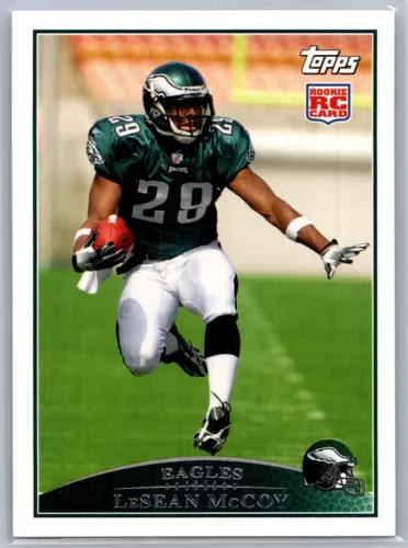 2009 TOPPS FOOTBALL 400 LESEAN MCCOY EAGLES RC