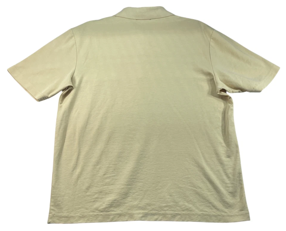 Camisa polo Axcess para hombre talla mediana amarilla manga corta Foto 2 de 4