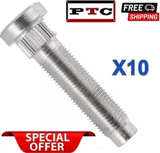 PTC 10 Wheel Lug Studs FRONT for DODGE RAM 1500 2500 3500 Pickup