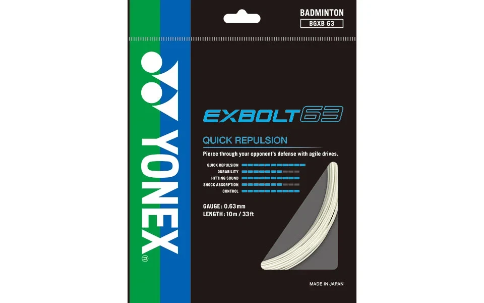 Yonex Exbolt 63 Badminton String Set