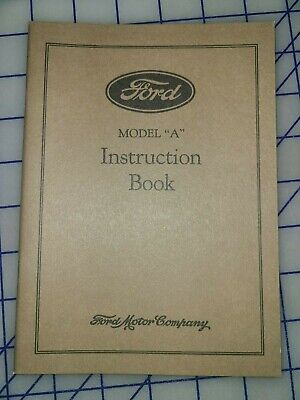 1929 FORD MODEL A  OWNER'S MANUAL