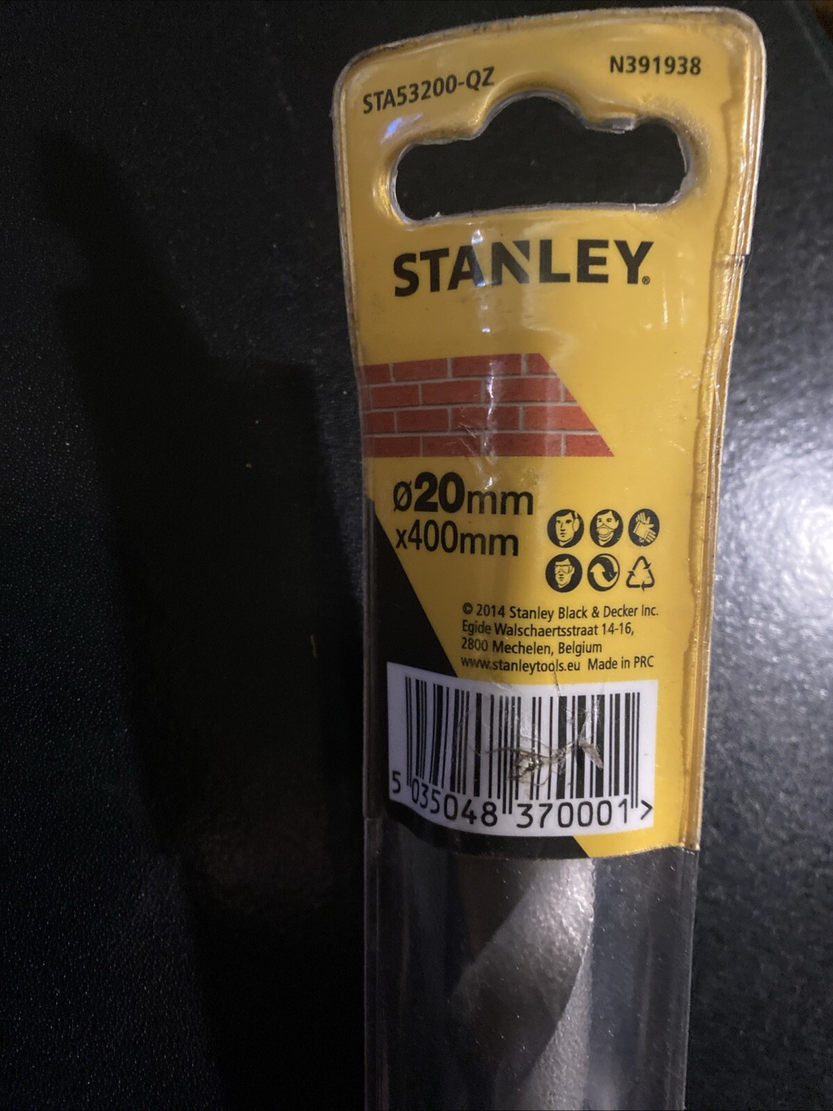 Masonry Drill Bit, Stanley, 20 x 400mm - STA53200-QZ Tungsten Carbide Tip