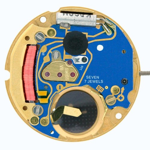 ETA 956.412 Watch Quartz Movement Swiss Made Movement 3 Hands Date At 3/6 - Picture 2 of 5