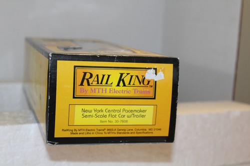 MTH #30-7608 NEW YORK CENTRAL PACEMAKER TRAILER ON FLATCAR - Picture 2 of 2