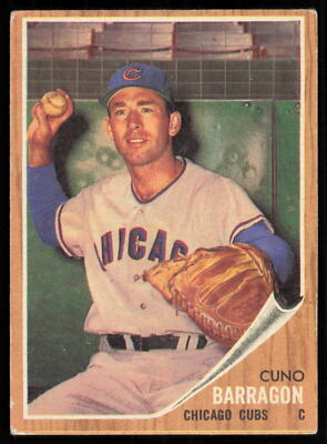 1962 Topps #66 Cuno Barragan RC Chicago Cubs