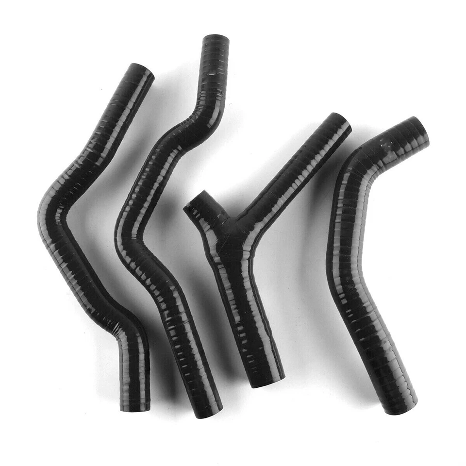 Mangueira de líquido de arrefecimento de radiador de silicone preta para 1985 1986 1987 1988 Honda CR500R - Imagem 2 de 4