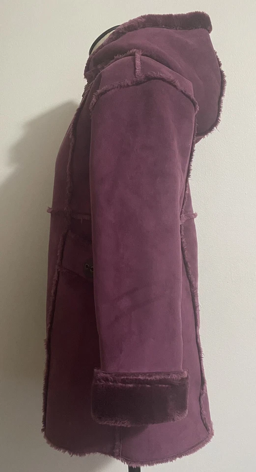 Abrigo Chaqueta Widgeon Niñas Talla 12 Imitación Piel y Gamuza Foto 4 de 4