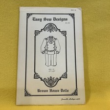 Easy Sew Designs Brown House Dolls Pattern BHD 31 Unused, Uncut, FF, 27" - 28"